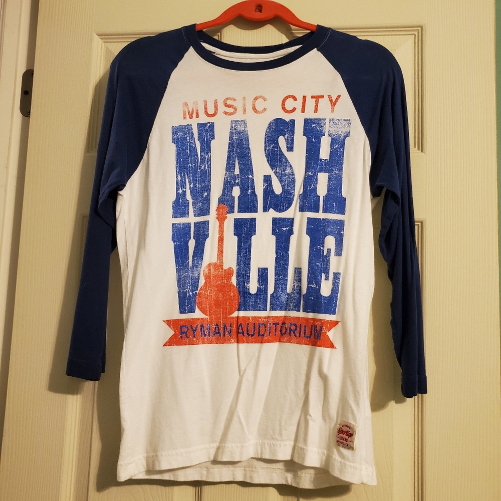 Nashville Grand Old Opry graphic baseball tee